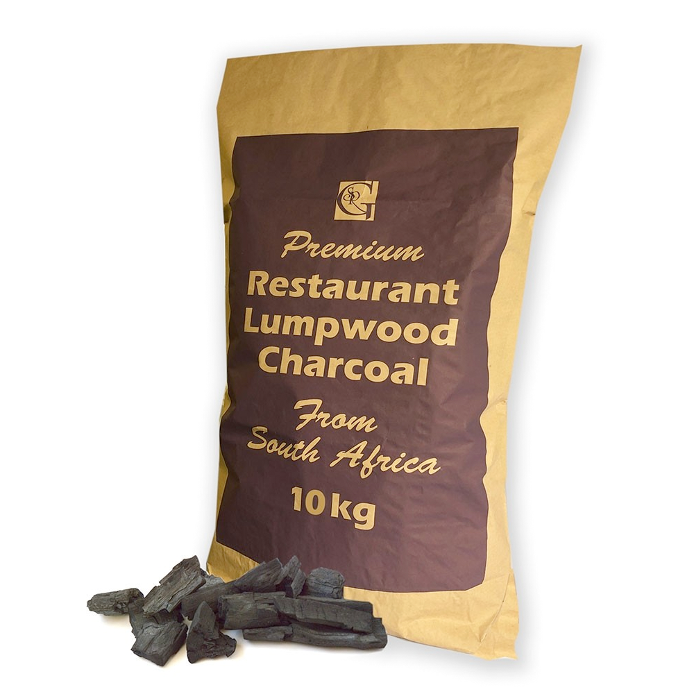RESTAURANT PREMIUM GRADE LUMPWOOD CHARCOAL 10KG (INCLUDES DELIVERY)