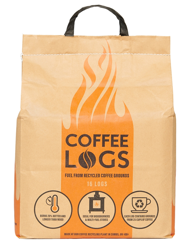 BioBean Coffee Logs Eco Briquette Logs Direct