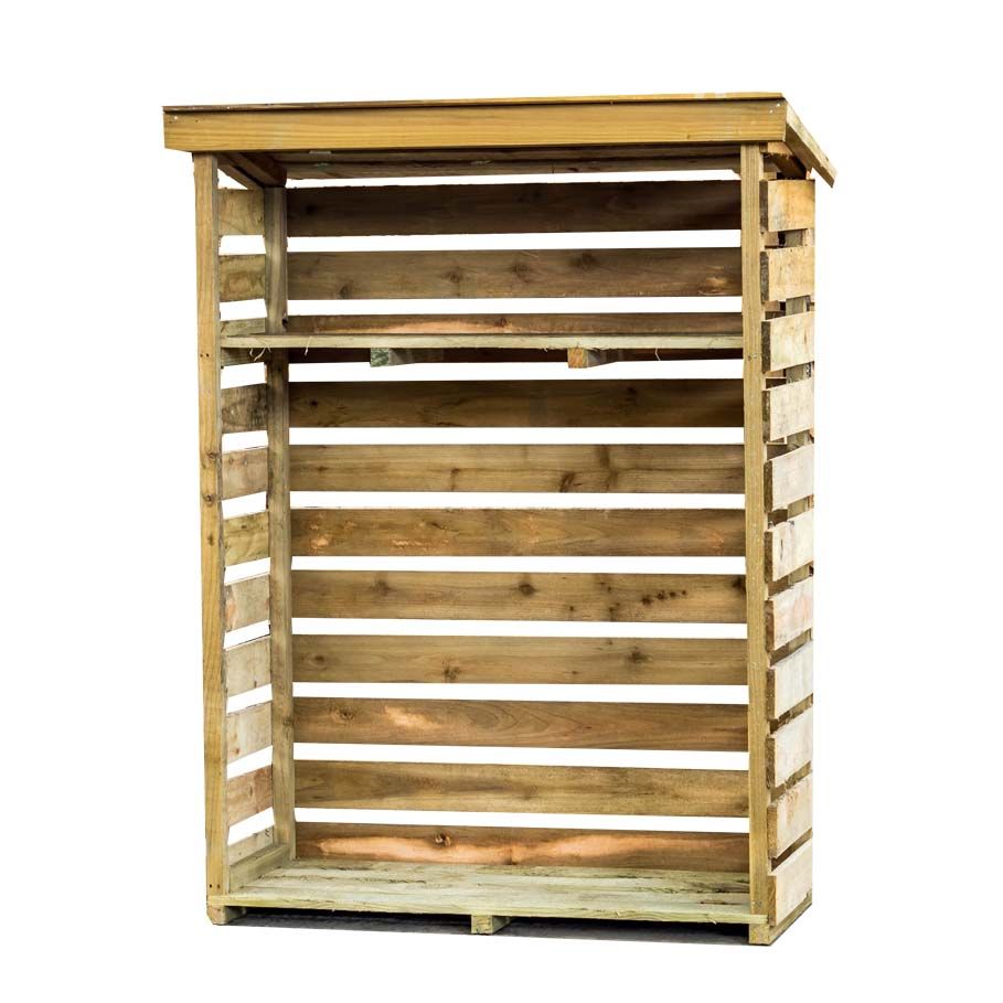 Prebuilt or Flatpack Log Store for Your Firewood