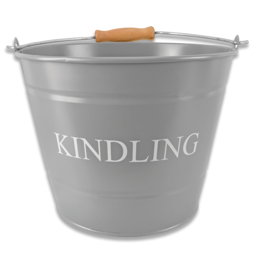 Kindling Bucket - grey