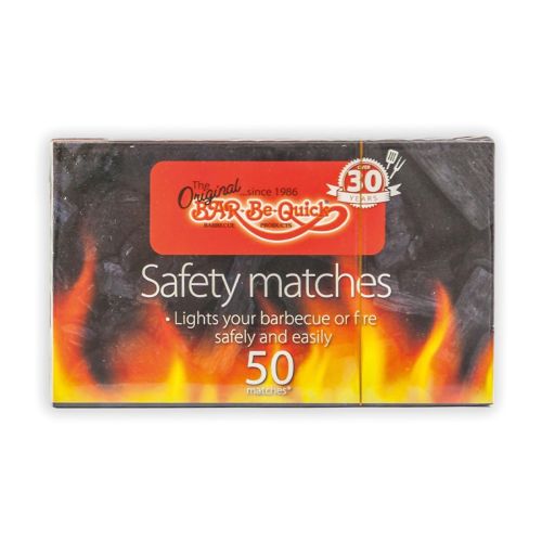 1 x 50 Pack BAR-Be-Quick Extra Long Safety Matches