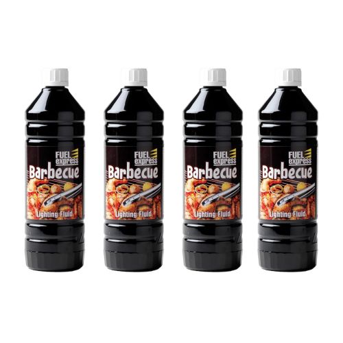 4 x Pack Fuel Express Instant BBQ Barbecue Lighting Fluid