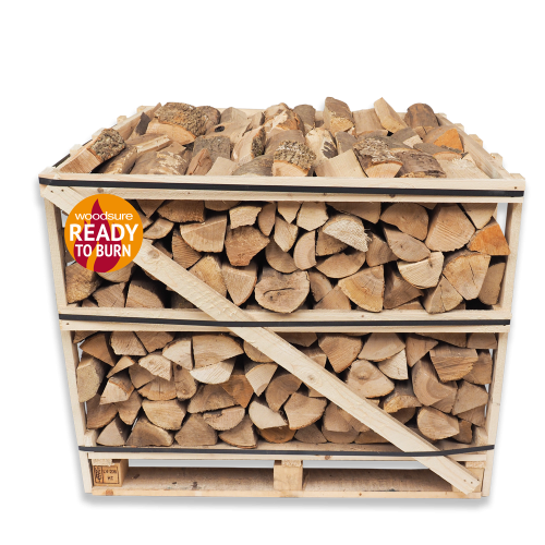 Kiln Dried 1 CBM Crate - Ash Logs