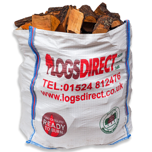 Kiln Dried Dumpy Bag Hardwood Logs - Alder
