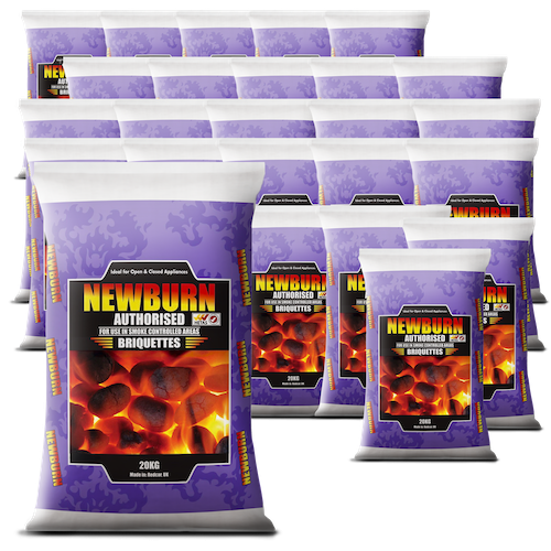 Newburn Approved Smokeless Fuel 20kg - Pallet 25 Bags