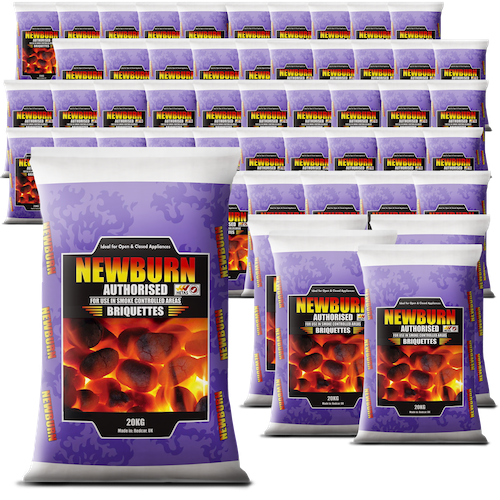 Newburn Approved Smokeless Fuel 20kg - Pallet 50 Bags