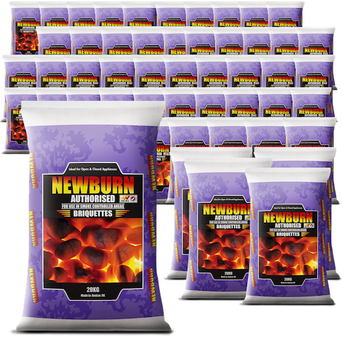 Newburn Approved Smokeless Fuel 20kg - Pallet 50 Bags