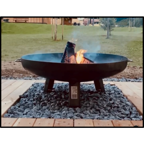 HEAVY DUTY  STURDY STEEL FIREPIT 60cm