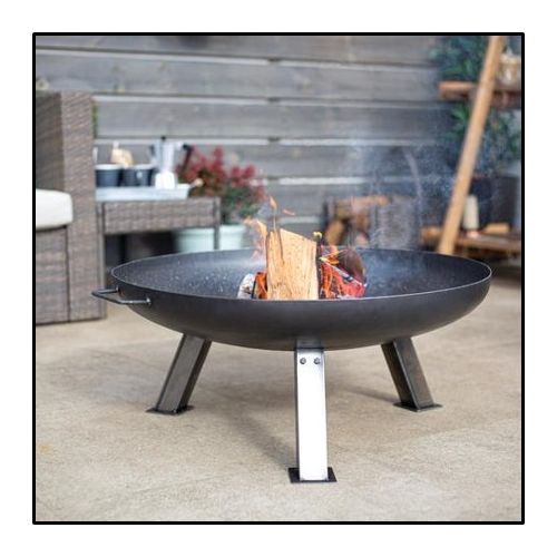 HEAVY DUTY  STURDY STEEL FIREPIT 80cm