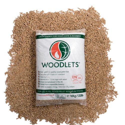 Woodlets Wood Pellets Half Pallet 10kg x 48 bags