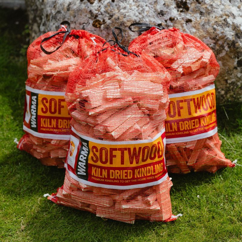 Kindling in Net Bags Bag Deal Kiln Dried Kindling