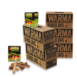 Kiln Dried 20kg Hardwood Logs, 3kg Kindling 24 Eco Firelighters Starter Bundle Firewood Pizza Ovens Chiminea Bbq Wood Burner~5060802590043 03c Mp