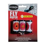 Nippon sticky fly paper traps - 3 pack