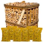 silver birch logs and hotmax heat log bundle