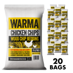 Hardwood Chips for your Chickens 20 bag deal