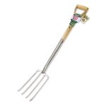 STainless steel garden border fork