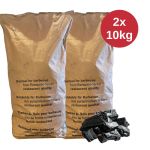 Restaurant grade lumpwood charcoal 2 bag deal