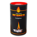 Burner firestarter tube