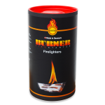 Burner firestarter tube