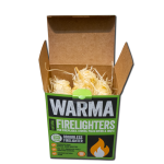 Eco Wood Wool Firelighters box and contents