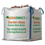 Garden bark mulch dumpy bag