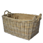 Oval Top Square Bottom Basket