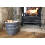 Kindling Bucket - grey