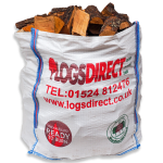 Kiln Dried Dumpy Bag Hardwood Logs - Alder