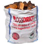 Kiln Dried Hardwood Dumpy Bag  - Small Stove Firewood