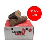 Leonardo Beech Pizza Briquette: Designed for Restaurants - 35 Box Deal