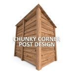 Hambleton Log Store - 6ft x 6ft Light Green Slatted sides