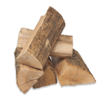 loose hardwood logs