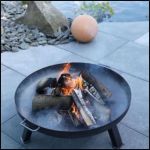 HEAVY DUTY  STURDY STEEL FIREPIT 80cm