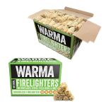 Natural Eco Wood Wool Firelighters 400PC Firestarters Open Fire Stove BBQ's Oven