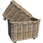 Log Baskets with Wheels (small & large)