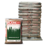 15kg Flame plus heating pellets - Full Pallet of 65 bags