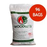 Woodlets wood pellets 96 bag deal