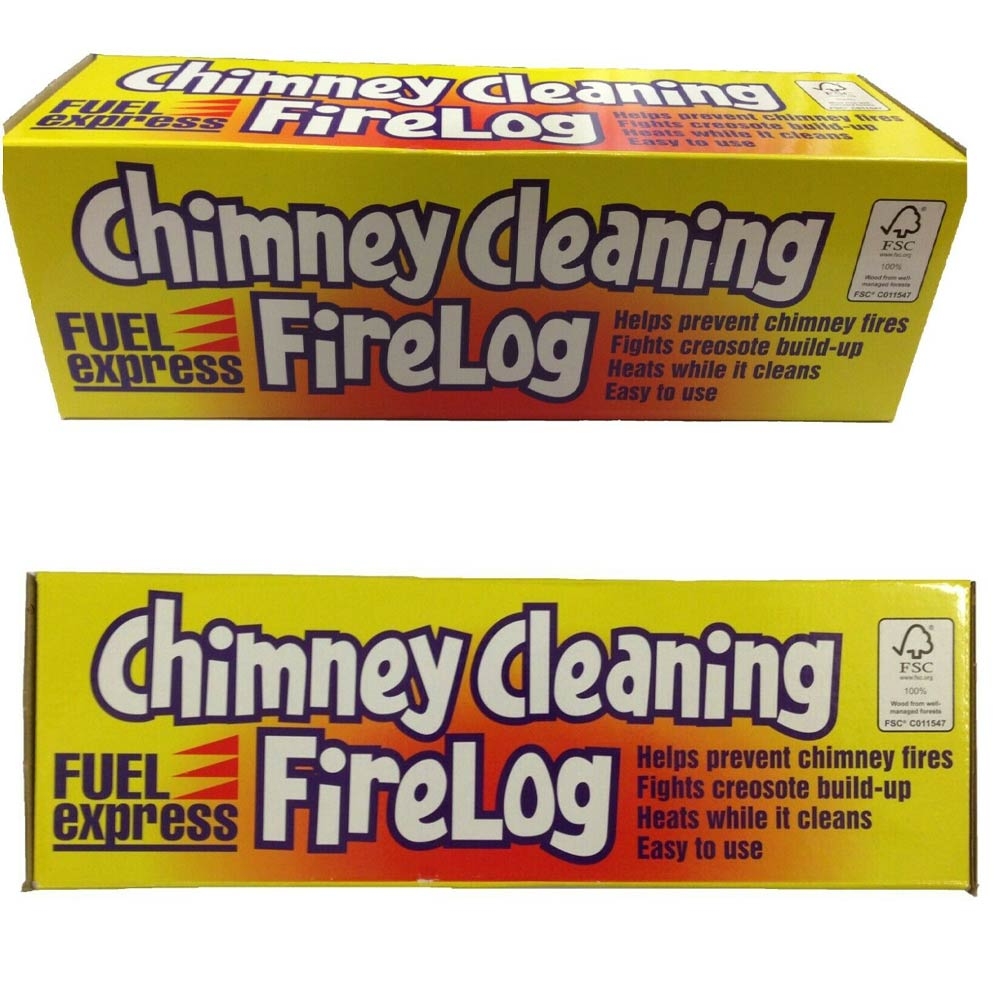 Fuel Express chimney cleaning fire log 2 pack