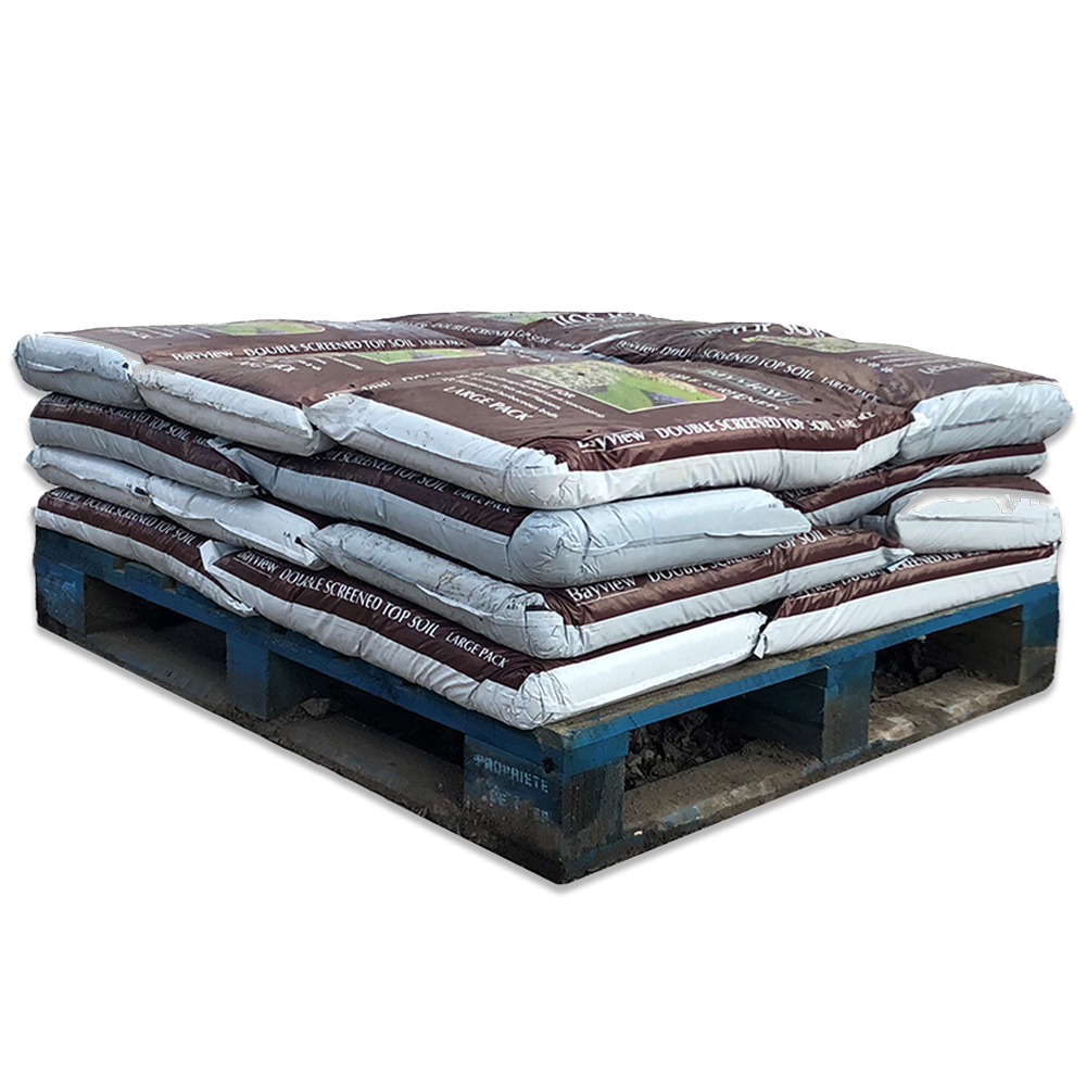 Pallet of 20 Bags Double screened top soil FREE Delivery