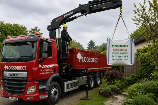 Logs Direct wagon delivering for Free in Preston area