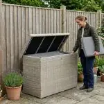 Rattan Garden Cushion Box