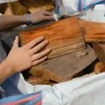 Four Barrow Bags - Mixed Hardwood