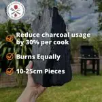 Birch Lumpwood Charcoal 10kg 4 Bag Deal