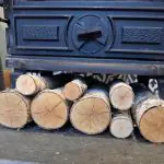 Birch logs for interior design