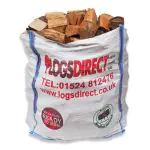 Mixed hardwood and softwood logs