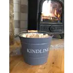 Kindling Bucket - grey