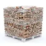Crateless Stack of Eucalyptus 37cm logs
