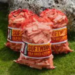 kindling in net bags