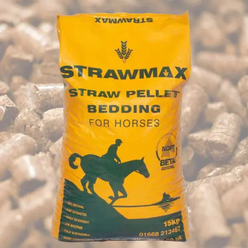 Bedmax Strawmax horse pellet bedding