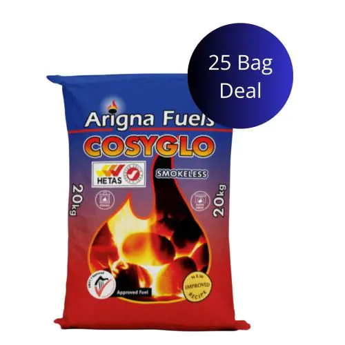 Cosyglo Smokeless Fuel 20kg 25 Bag Deal